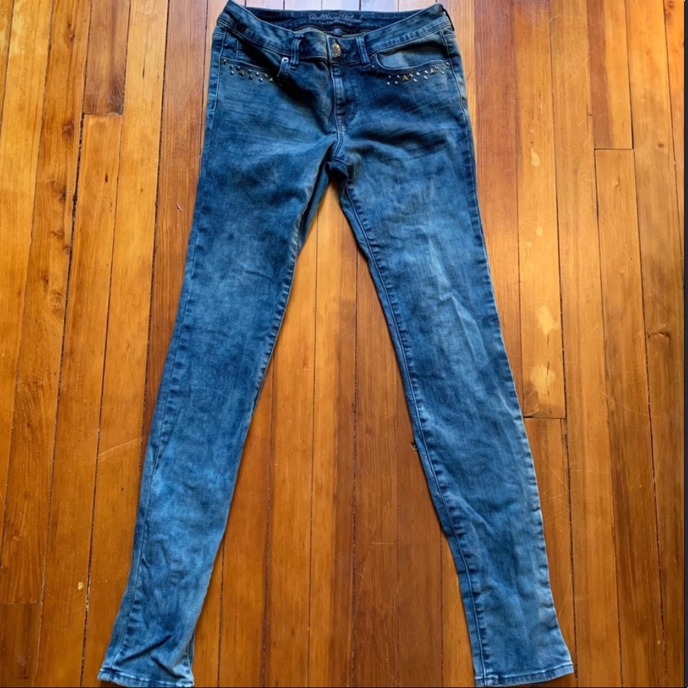 Bullhead Black Jeans with Studded Pockets